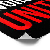 Arbeiders van de wereld verenigen zich poster (Hoek)