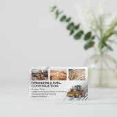 arbeiders | zware machines | aannemer visitekaartje (Staand voorkant)