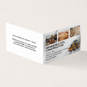 arbeiders | zware machines | aannemer visitekaartje (Buitenkant)