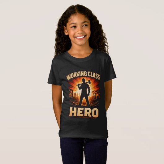 Arbeidersheld T-shirt (Voorkant volledig)