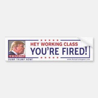 Arbeidersklasse Jullie Worden Ontslagen Bumpersticker