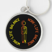 Arbeidsbalans Sleutelhanger (Voorkant)