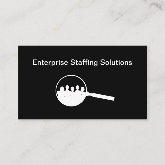 Arbeidsbemiddeling Bedrijfspersoneel Visitekaartje (Voorkant)