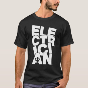 Arbeidsbemiddeling — elektricien t-shirt