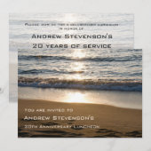 Arbeidsbemiddeling Jubileum Luncheon Uitnodigingen (Voorkant / Achterkant)