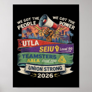 Arbeidsbeweging We Hebben De Mensen We Hebben De M Poster