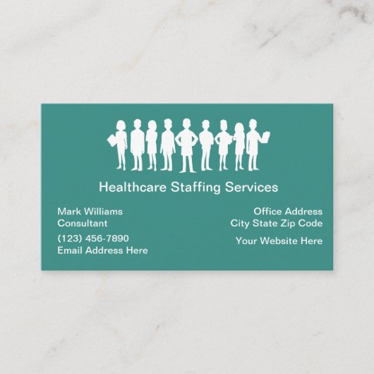 Arbeidsbureau Visitekaartje (Voorkant)