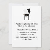 Arbeidsdag American Eagle BBQ Party Kaart (Achterkant)