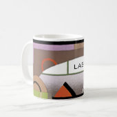 Arbeidsdag Art Deco Coffee Mok van Janz (Voorkant links)