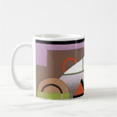 Arbeidsdag Art Deco Coffee Mok van Janz (Links)