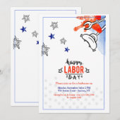 Arbeidsdag BBQ 2 Uitnodiging (Voorkant / Achterkant)