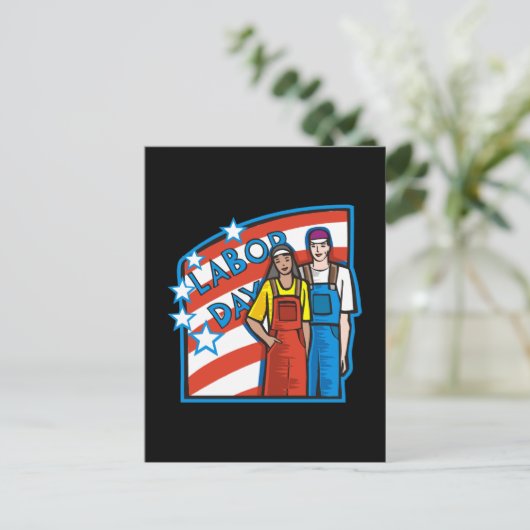 Arbeidsdag Briefkaart (Staand voorkant)