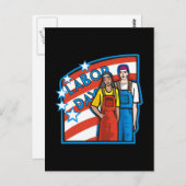 Arbeidsdag Briefkaart (Voorkant / Achterkant)