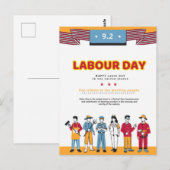 Arbeidsdag Briefkaart (Voorkant / Achterkant)