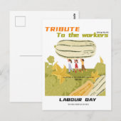 Arbeidsdag Briefkaart (Voorkant / Achterkant)