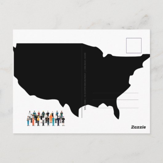 Arbeidsdag Briefkaart (Achterkant)