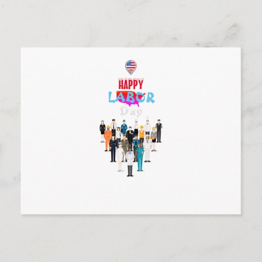 Arbeidsdag Briefkaart (Voorkant)