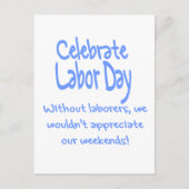 Arbeidsdag Briefkaart (Voorkant)