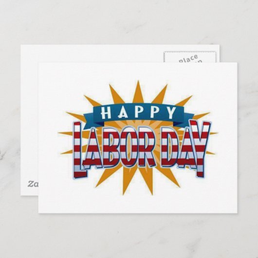 Arbeidsdag Briefkaart (Voorkant / Achterkant)