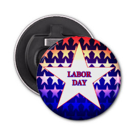 Arbeidsdag Button Flesopener