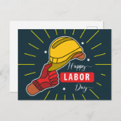 Arbeidsdag Feestdagenkaart (Voorkant / Achterkant)