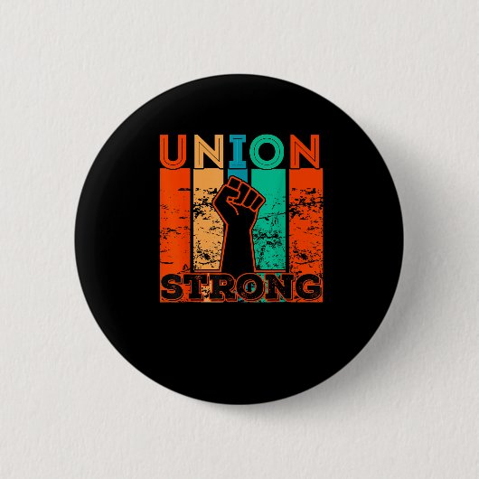 Arbeidsdag in de Unie Ronde Button 5,7 Cm (Voorkant)