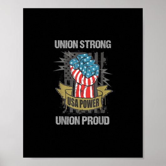 Arbeidsdag in de Unie - Sterke Unie Poster (Voorkant)