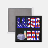 Arbeidsdag Magneet (Voorkant / Achterkant)