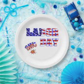 Arbeidsdag - papieren bordje (Feest)