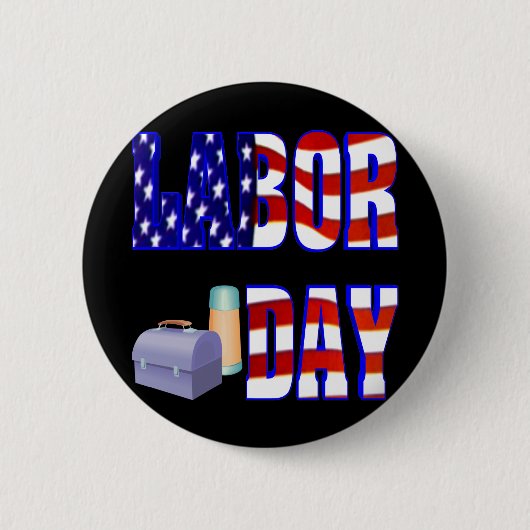 Arbeidsdag Ronde Button 5,7 Cm (Voorkant)