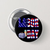 Arbeidsdag Ronde Button 5,7 Cm (Voorkant /achterkant)