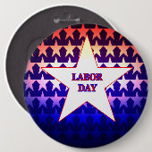 Arbeidsdag Ronde Button 6,0 Cm (Voorkant /achterkant)