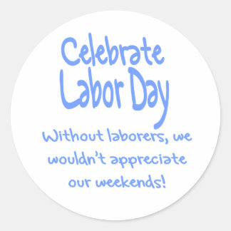 Arbeidsdag Ronde Sticker