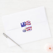 Arbeidsdag Ronde Sticker (Envelop)