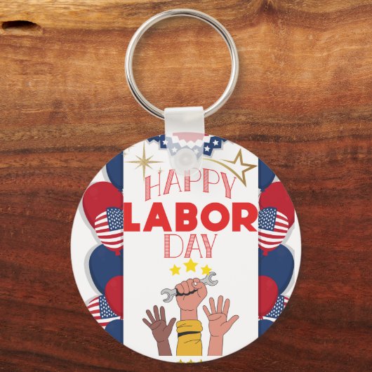 Arbeidsdag Sleutelhanger (Achterkant)