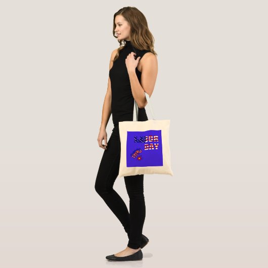 Arbeidsdag - tote bag (Voorkant (model))