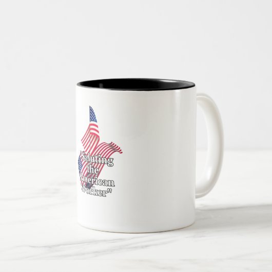 Arbeidsdag Tweekleurige Koffiemok (Voorkant rechts)