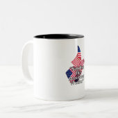 Arbeidsdag Tweekleurige Koffiemok (Voorkant links)