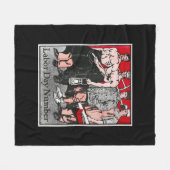 Arbeidsdagnummer van Edward Penfield Notitieboek Fleece Deken (Voorkant (Horizontaal))