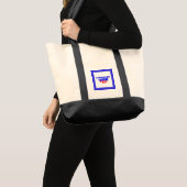 Arbeidsdagsterren en -staven - tote bag (Voorkant (product))