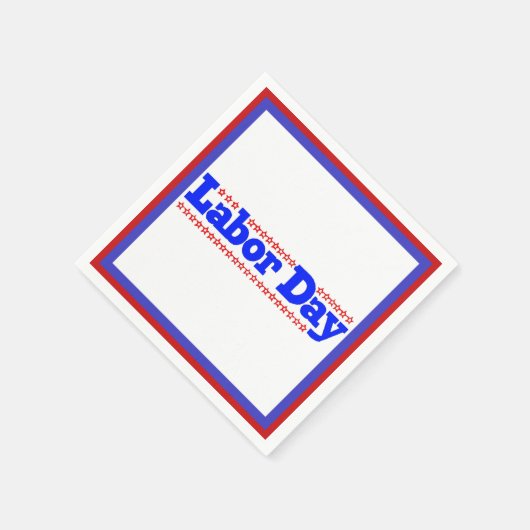 Arbeidsdagsterren - servetten (Hoek)