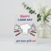 Arbeidsdagvakantie Feestdagenkaart (Staand voorkant)