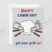 Arbeidsdagvakantie Feestdagenkaart (Voorkant / Achterkant)