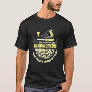 Arbeidshandel in loonwerktuigen t-shirt
