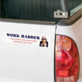 ARBEIDSHARDER BUMPERSTICKER (Op Truck)