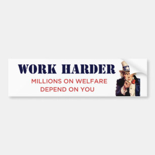 ARBEIDSHARDER BUMPERSTICKER