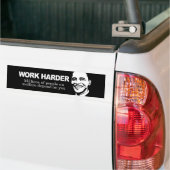 ARBEIDSHARDER - Miljoenen mensen die van de welvaa Bumpersticker (Op Truck)