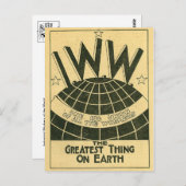 Arbeidskrachten in de Briefkaart van de wereld (Voorkant / Achterkant)