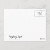 Arbeidskrachten in Noorwegen Briefkaart (Achterkant)