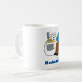 arbeidsloon koffiemok (Voorkant links)